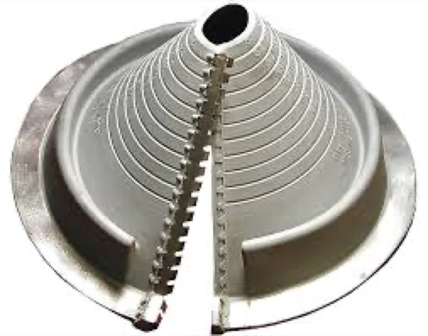 Dektite split-boot flexible pipe flashing sealed around a roof penetration